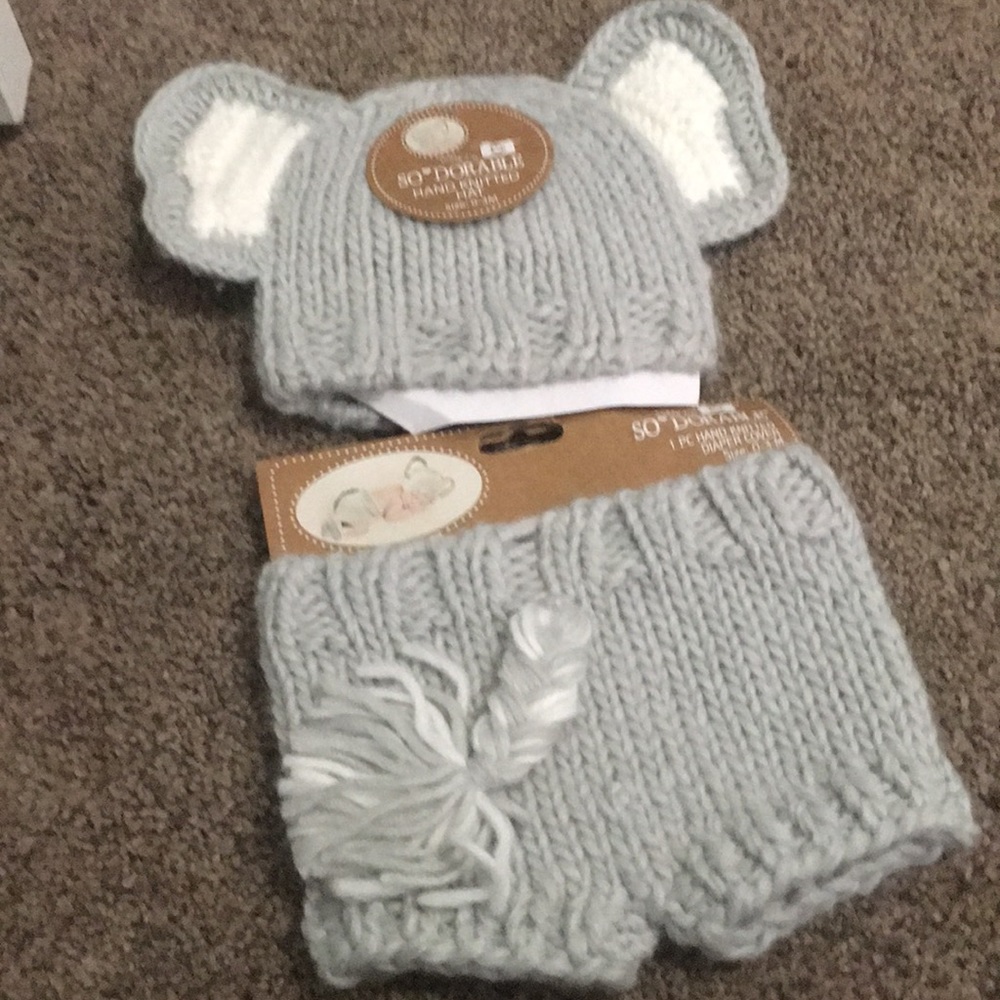 Elephant Hat & diaper cover